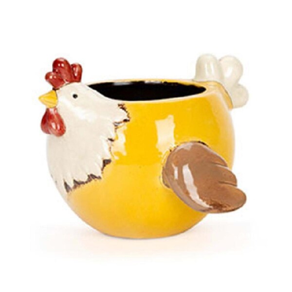 Cow Sitting 22cm Ceramic Pot Planter Storage Garden Ornament Home Decor Assorted