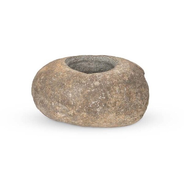 Garden 19x14cm Deep Bowl/Planter Outdoor/Yard Patio Decor Natural Stone Small