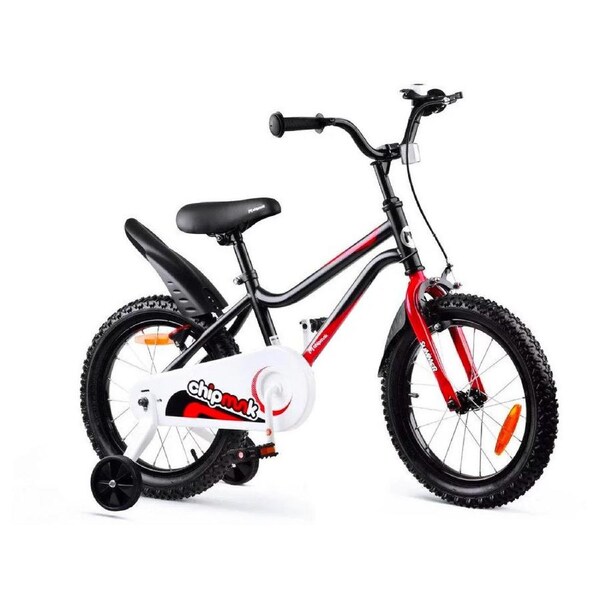 Chipmunk Mk 16 Inch Kids/Childrens Freestyle Bicycle/Bike w/Training Wheels BLK
