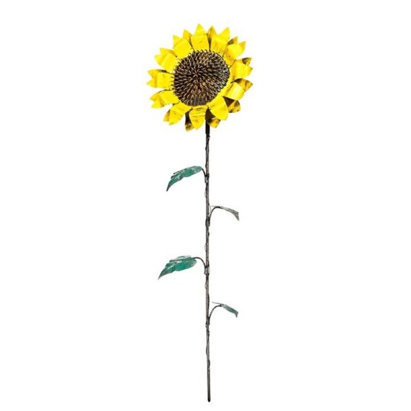 Garden 150cm Metal Stake Sunflower Outdoor Ornament Floral Decor Large Yellow