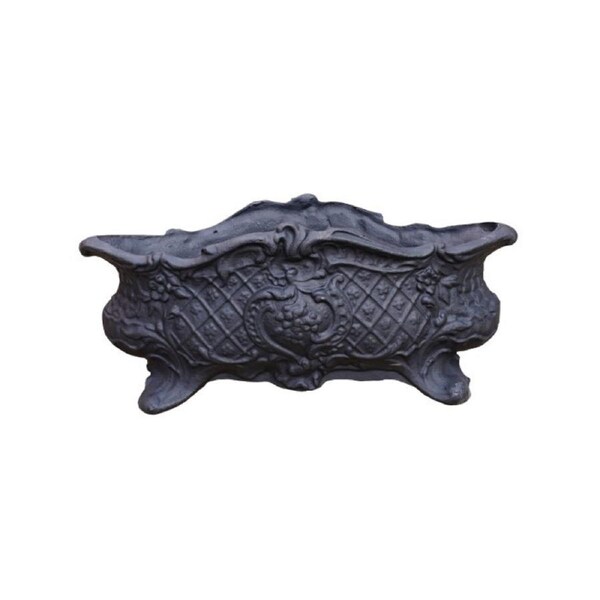 Pot Firenze Cast Iron 48cm Outdoor Ornament Yard/Patio Garden Home Decor Black