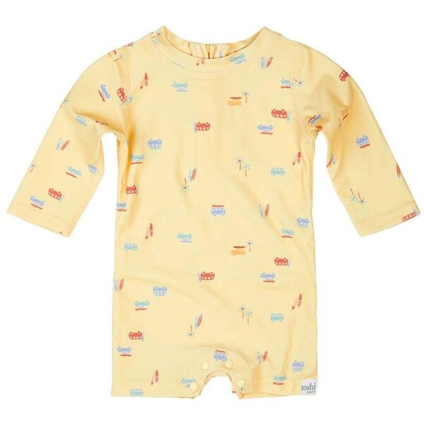 Toshi Swim Baby Onesie Long Sleeve Classic Sunny - Size 00