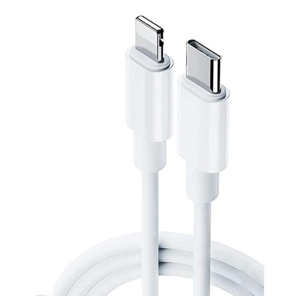 Lightning to USB C Cable 2m/6FT for Apple iPhone 14 13 12 11 Pro Max - White