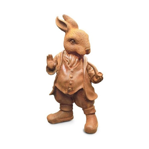 Garden 45cm Cast Iron Mad Hatter Sculpture/Ornament Outdoor Patio Decor Large