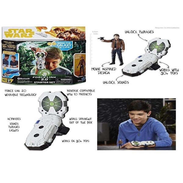 Star Wars Force Link 2.0 Starter Set Wearable Technology Ages 4+ Toy Movie Play