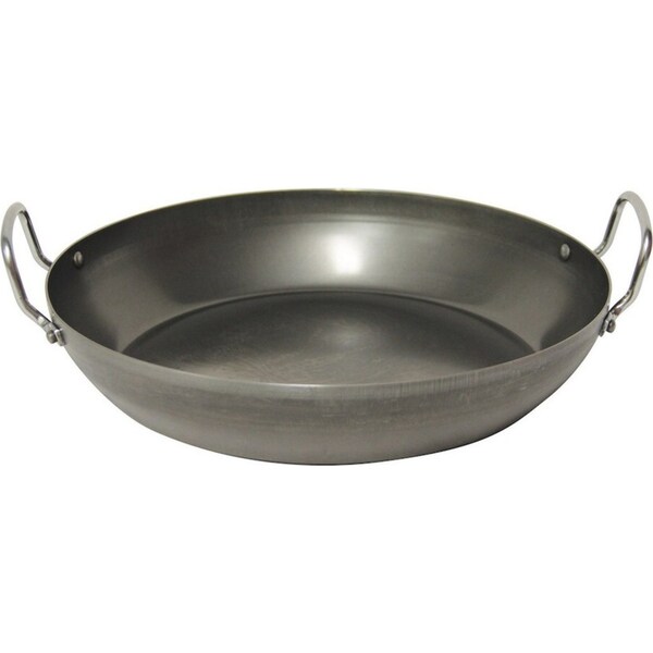 Pyrolux Industry Blue Steel Paella Pan 32cm