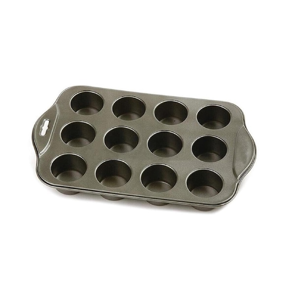 Individual Mini Cheesecake Cake Pan Tin Loose Base Cheese Cake Mould Pan - 12 Cups