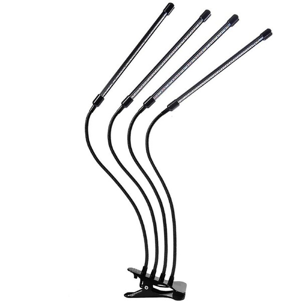 Grow Light 80 LED Growing Veg Flower Indoor Clip 40W Plant Lamp - 4 Head