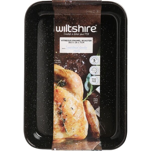 Wiltshire Stellar Vitreous Enamel Family Roasting Pan 39 x 42cm