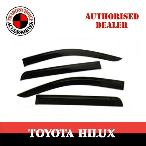 WEATHERSHIELDS, WEATHER SHIELDS FOR TOYOTA HILUX DUAL CAB 88-97 MODEL SUN VISORS