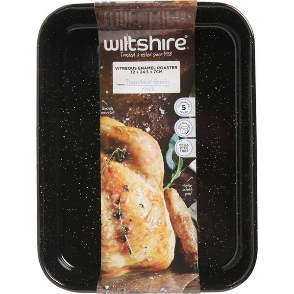 Wiltshire Stellar Vitreous Enamel Roasting Pan Small 33 x 24cm