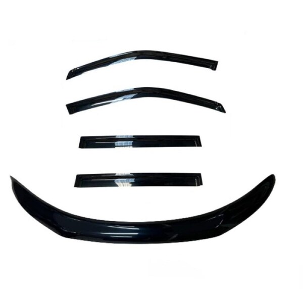 Bonnet Protector + Window Visors Weather shields to suit Subaru Forester 08-12