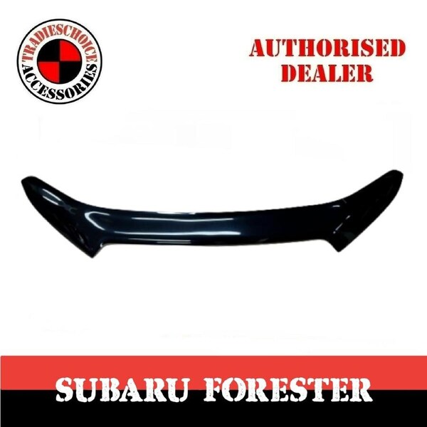 Bonnet Protector for Subaru Forester 2008-2012 Black Guard Against Stone Chips