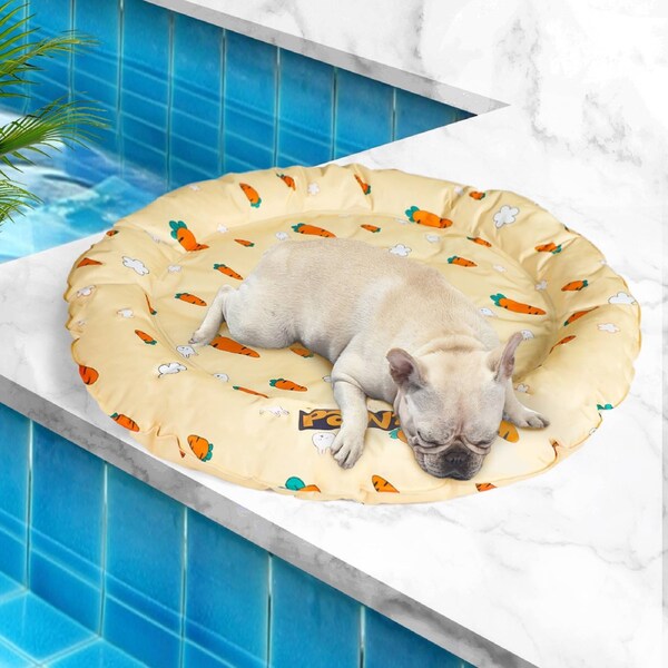 Pawz Pet Dog Cooling Mat Non-Toxic Gel Cat Cool Bed Extra Large Rectangular ModelA-80cm x 80cm