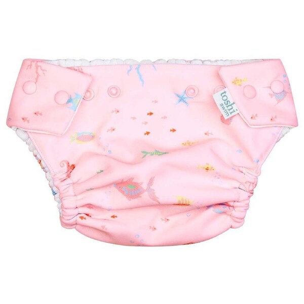 Toshi Swim Baby Classic Nappy Coral - Size 00-0