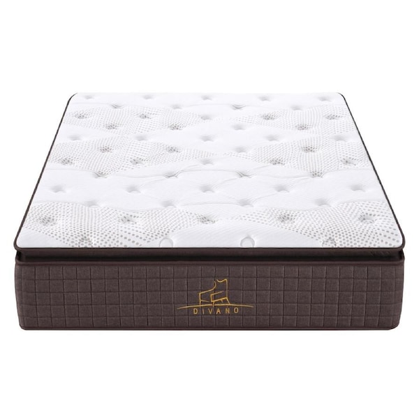 Luxe Dreams Double Size 7 Zones Pocket Spring Premium Medium Feel 34cm Mattress