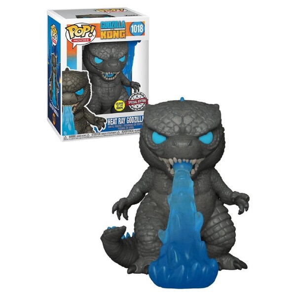 Funko POP Godzilla Vs. Kong Heat Ray Godzilla (Glow) #1018 Vinyl Figure