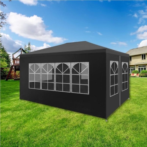 Event Tent Shade Outdoor Gazebo Marquee Wedding Party Canopy Event Shade 3x4m Gr