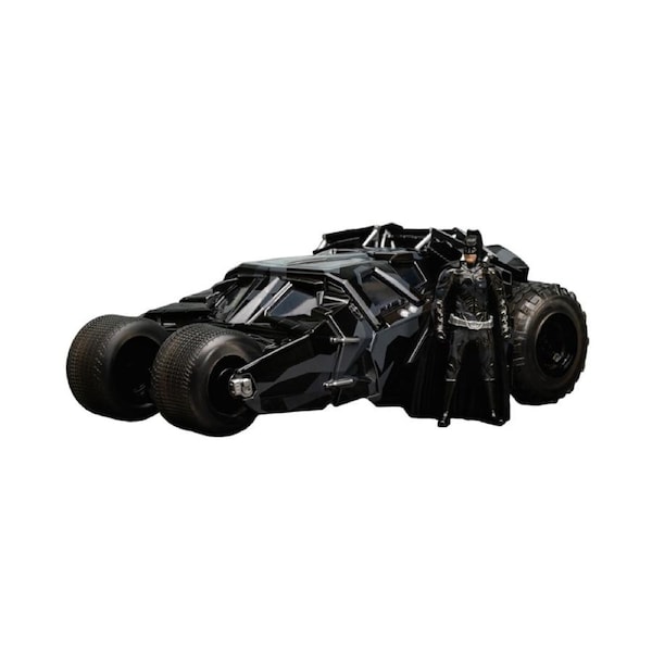Jada 1:24 Scale Dark Knight Trilogy Batmobile with Batman SDCC 2023 Model Car