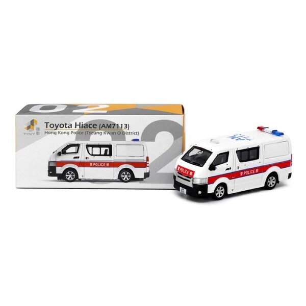 Tiny City Die-cast – Toyota Hiace HK Police (AM7113) #02