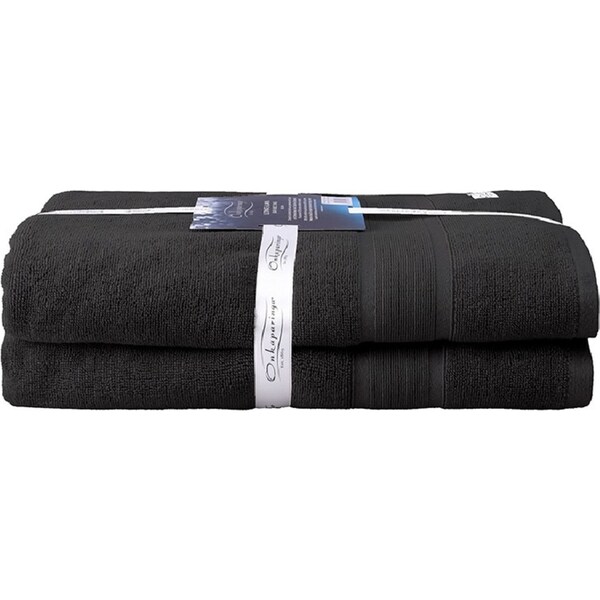 2PK Ultimate Alanya Cotton Bath Sheet/Towel 550Gsm highly absorbent Castlerock