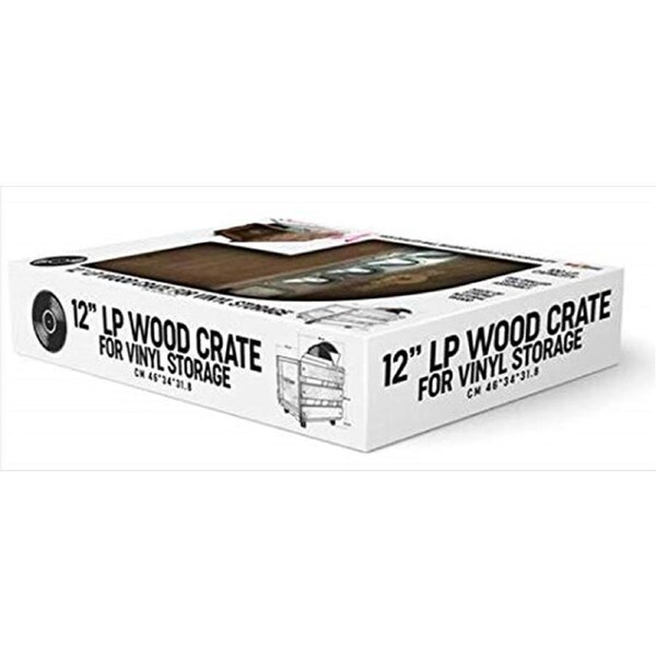 12" Wooden LP Crate