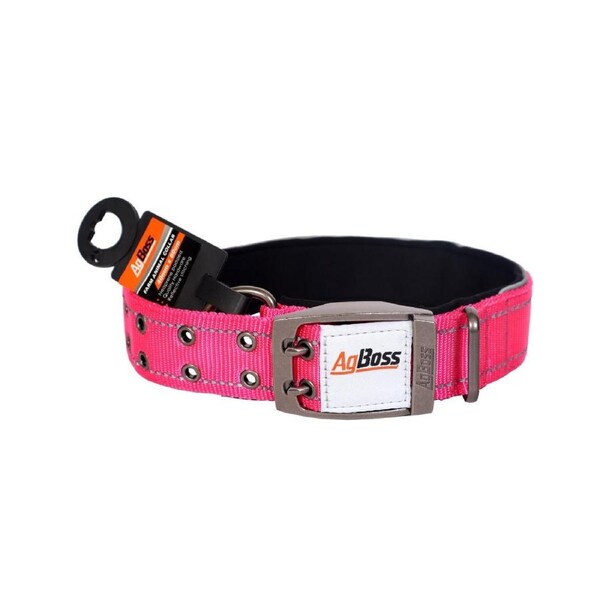AgBoss 40mm x 60cm Dog Collar - Hot Pink - 500944