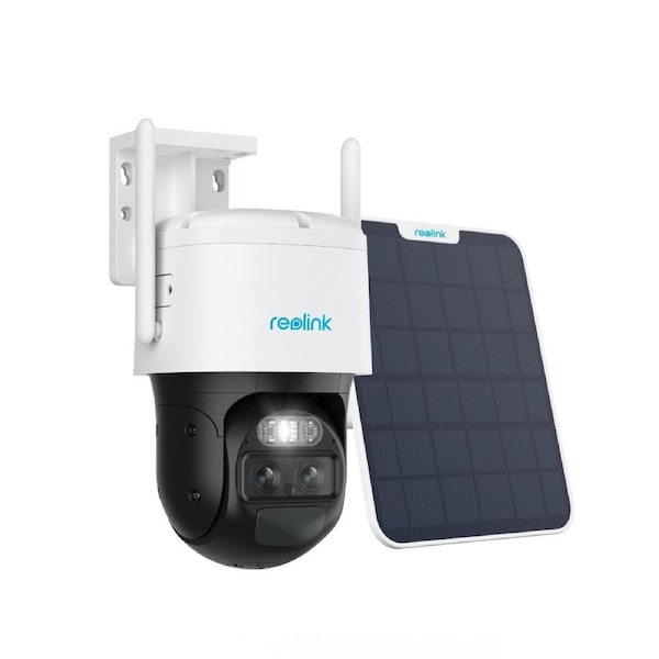 Reolink 2K Wireless Outdoor Pan Tilt Security Camera Trackmix + Solar Panel