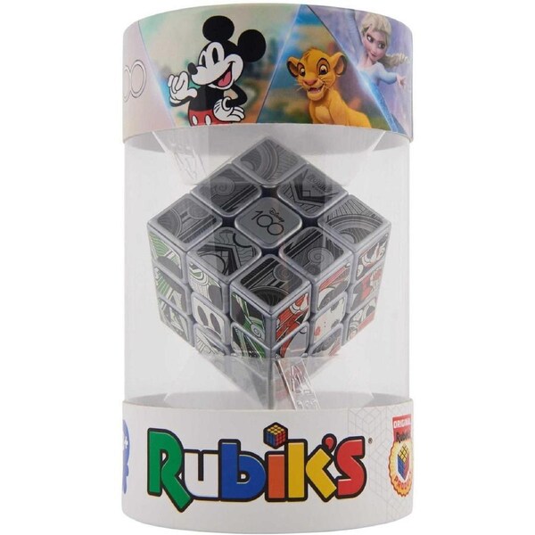 Rubik's - Disney 100th Anniversary Metallic Platinum 3x3 Rubiks Cube