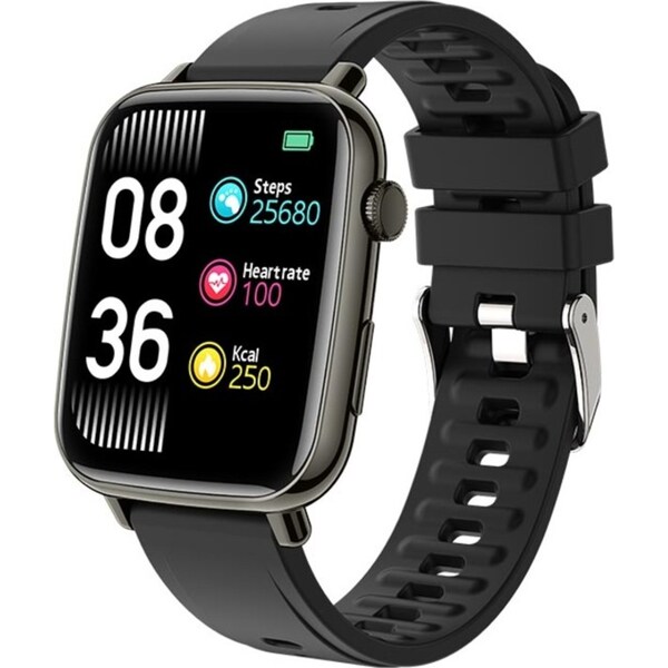 Catzon P41 Smart Watch Full Touch Screen Call Answer/Dial Fitness Tracker for Android iOS-Black