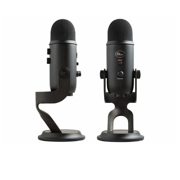 Logitech YETI Premium Multi-Pattern USB Microphone with Blue VO!CE 2-Year Limited Hardware Warranty