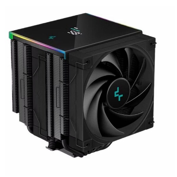 DeepCool AK620 Digital High Performance Dual Tower CPU Cooler, 6 Copper Heat Pipes, Real-time Status Screen, 2x 120 FDB Fans, 260W Heat Dissipation LG