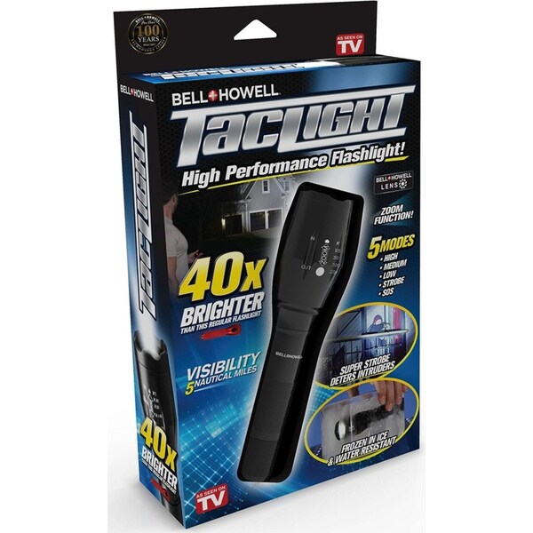 TV Shop Tac Light Super Bright Flashlight/Torch Heavy Duty Portable Waterproof
