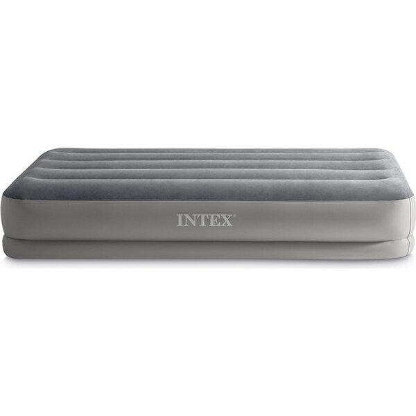 Intex Dura-Beam Prestige Inflatable Twin Airbed w/ Built-In USB Electric Pump