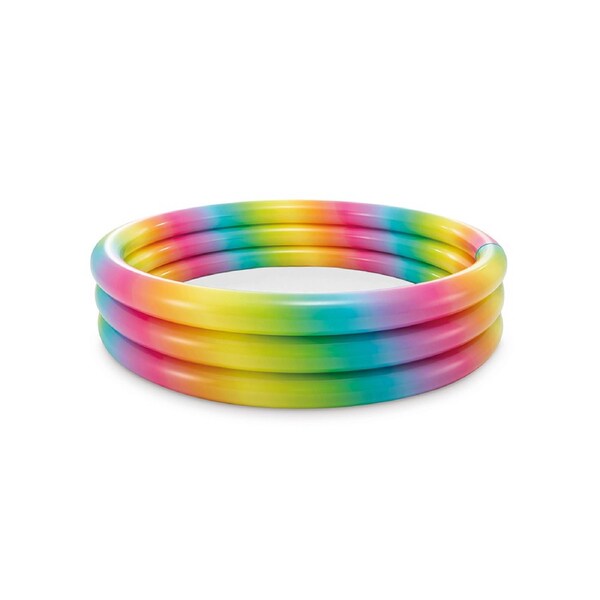 Intex Rainbow Ombre 168x38cm Inflatable Swimming Pool Kids Outdoor ...