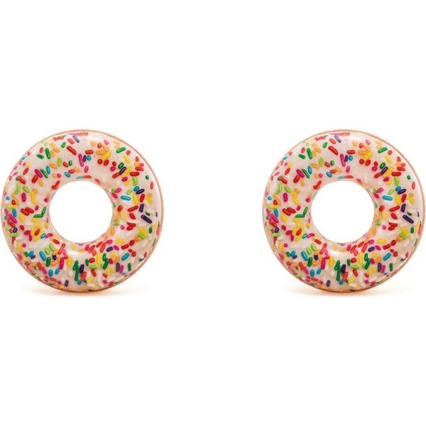 2x Intex Sprinkle 91cm Donut Inflatable Pool Round Swimming Float Tube Adult 14+