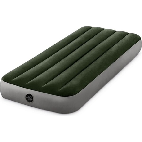 Intex Cot Dura-Beam Prestige Downy Airbed Inflatable Mattress Bed Junior Twin