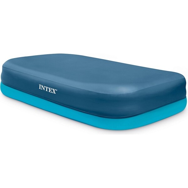 Intex 305cm Rectangular Cover Protection For Kids Inflatable Swimming Pool Blue