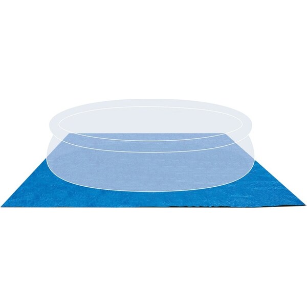 Intex Under Ground Cloth Bottom Protection For 15ft Outdoor Swimming Pool Blue