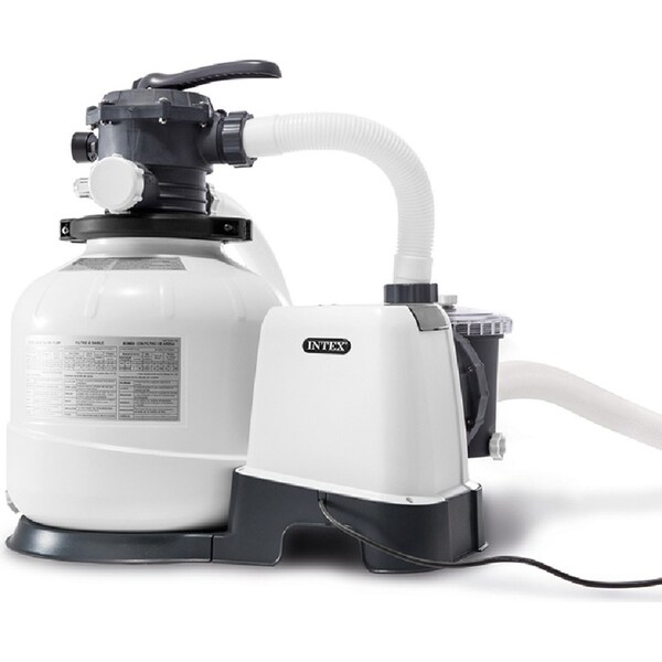 Intex SX2800 Cleaning Pump & Sand Filter For Above Ground Swimming Pool White