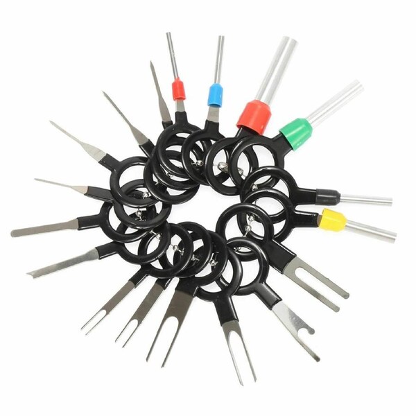 70Pcs Set Pin Ejector Wire Kit Extractor Auto Terminal Removal Connector Tool