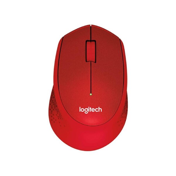 Logitech M331 Silent Plus Mouse RF Wireless Optical 1000 DPI - Red [910-004916]