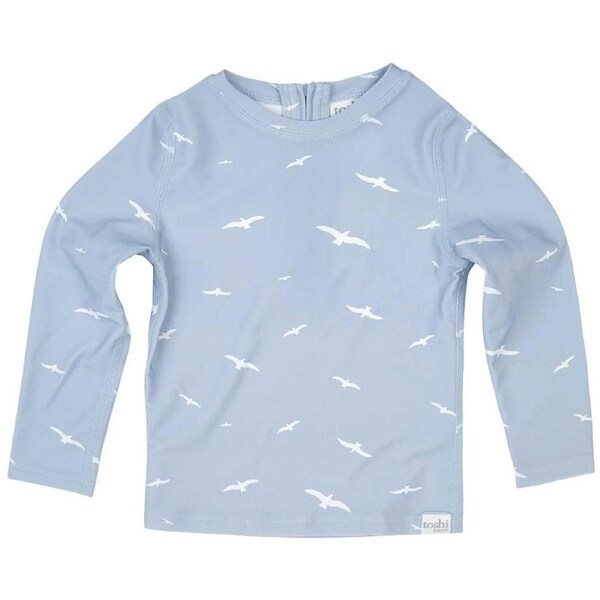 Toshi Swim Kids Rashie Half Zip Long Sleeve Coogee Size 6