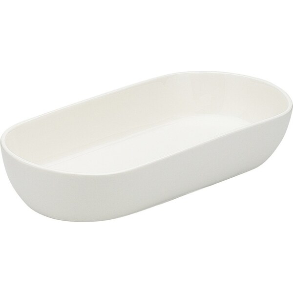 Ecology Origin Capsule Wide Oval 30cm Serving Dish Bowl Porcelain Tableware WHT