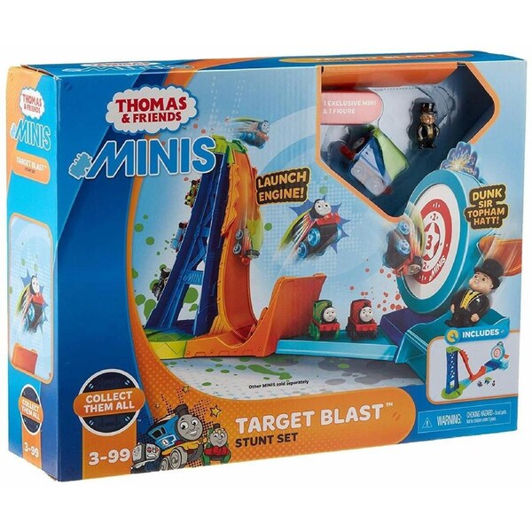 Thomas and Friends MINIS Target Blast Stunt Set Ages 3+ Toy Train Track Race