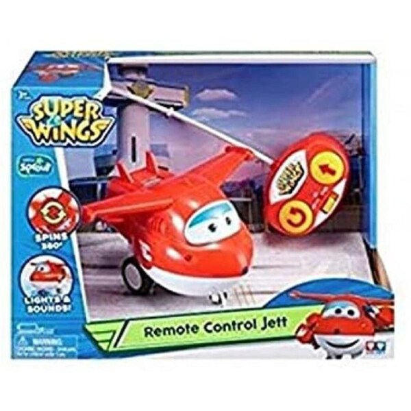 Super Wings RC Toy Jett Remote Control 3+ Toy Play Plane Mission Fun