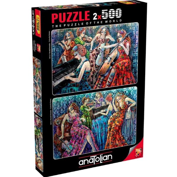 Anatolian - Colourful Notes Puzzle 2x500pc
