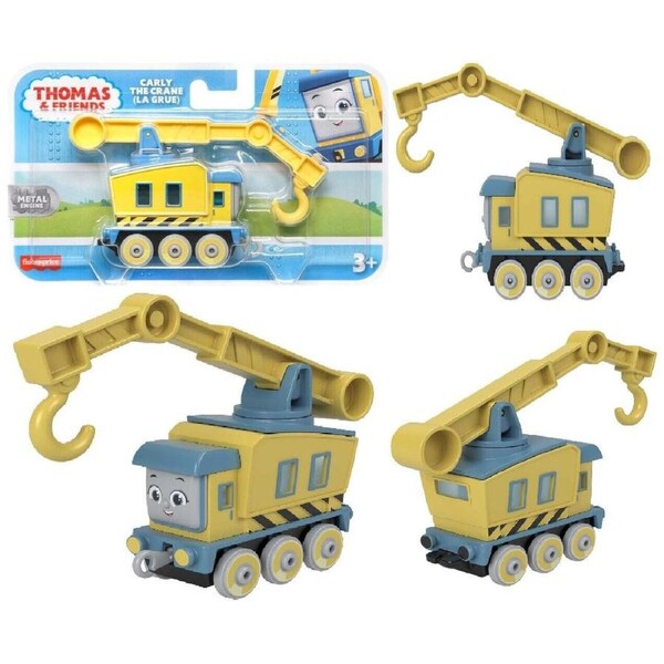 Thomas & Friends Motorised Trackmaster. Push Along Carlie Crane Train Engine, Multicolor