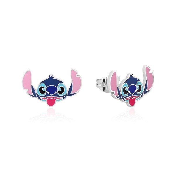 Couture Kingdom Ecc Disney Lilo And Stitch Stitch Stainless Steel Stud Earrings