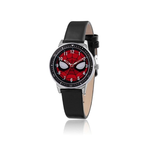 Couture Kingdom Marvel Spiderman SS/Polyurethane Band Analogue Watch 31mm Face